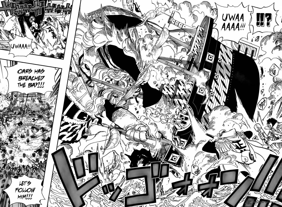 One Piece Chapter 555 : Oars And His Hat - Picture 3