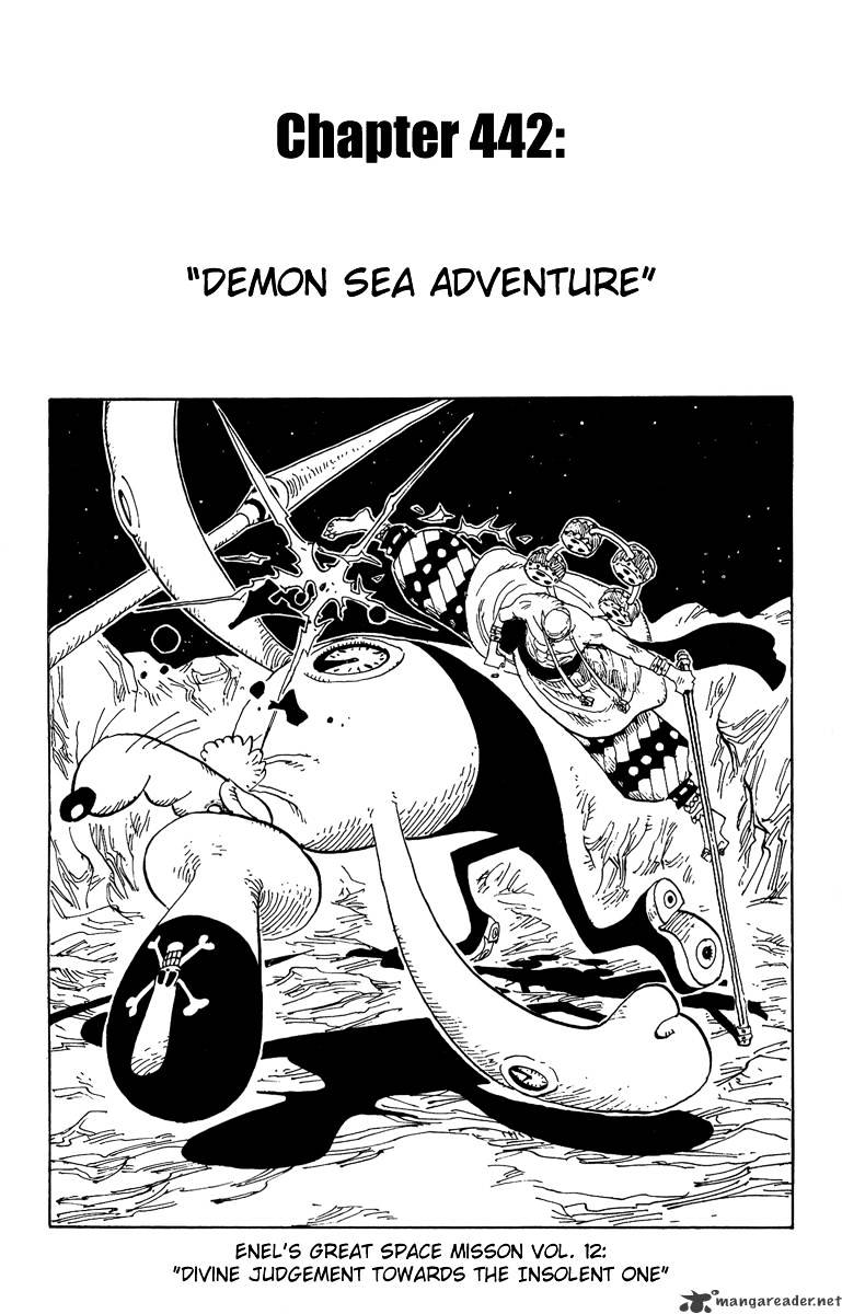 One Piece Chapter 442 : Adventure In The Demon Sea - Picture 1