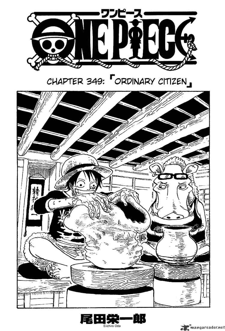 One Piece Chapter 349 : Ordinary Citizen - Picture 1