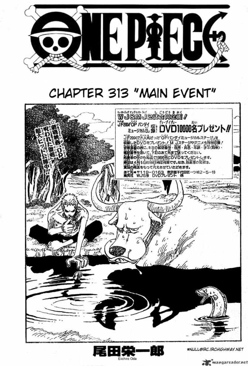 One Piece Chapter 313 : Main Event - Picture 1