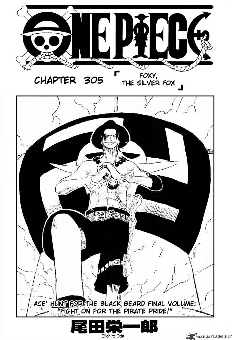 One Piece Chapter 305 : Foxy, The Silver Fox - Picture 1