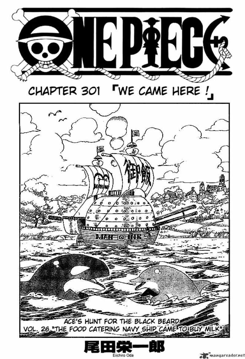 One Piece Chapter 301 : We  Came Here! - Picture 1