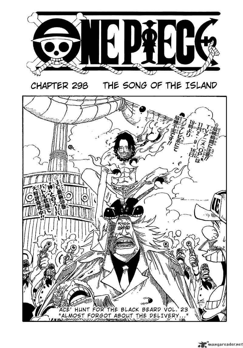 One Piece Chapter 298 : The Song Of The Island - Picture 1