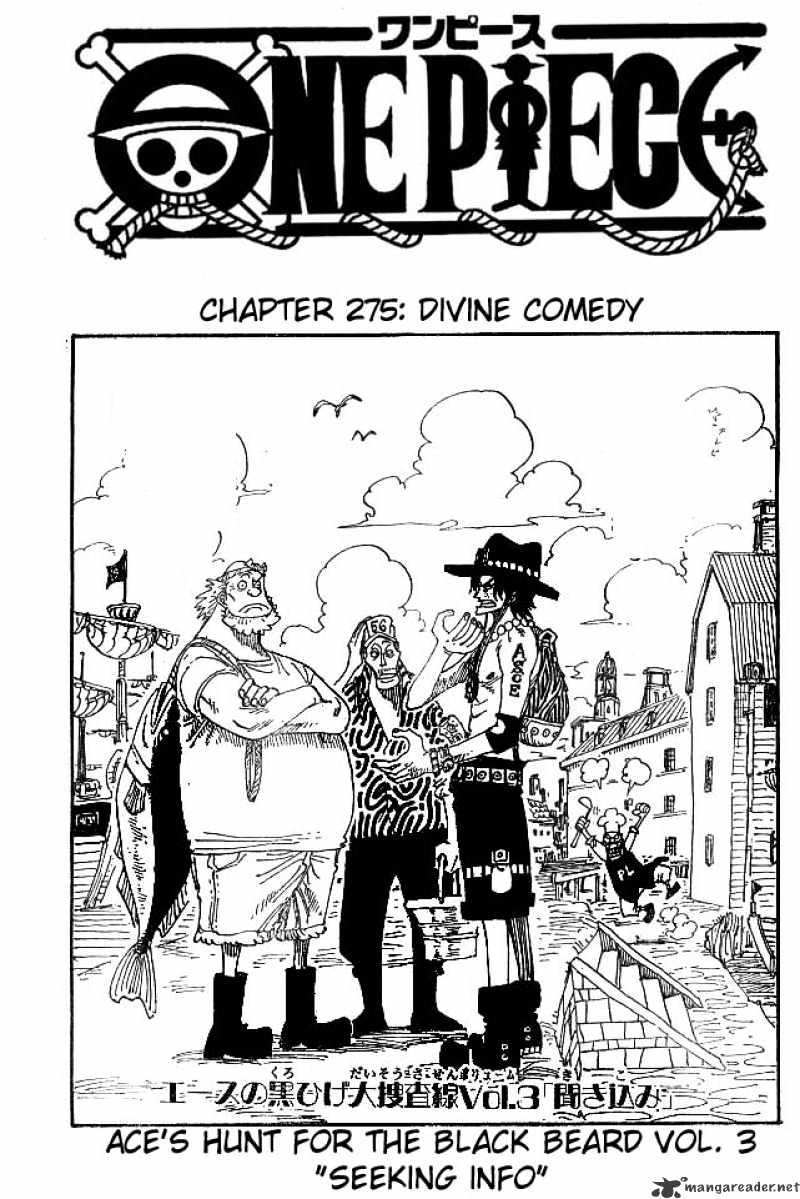 One Piece Chapter 275 : Divine Comedy - Picture 1