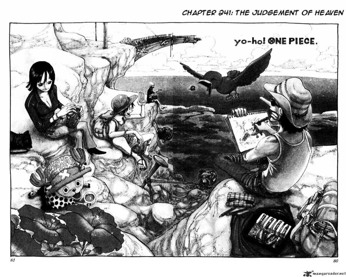 One Piece Chapter 241 : Heaven S Judgement - Picture 1