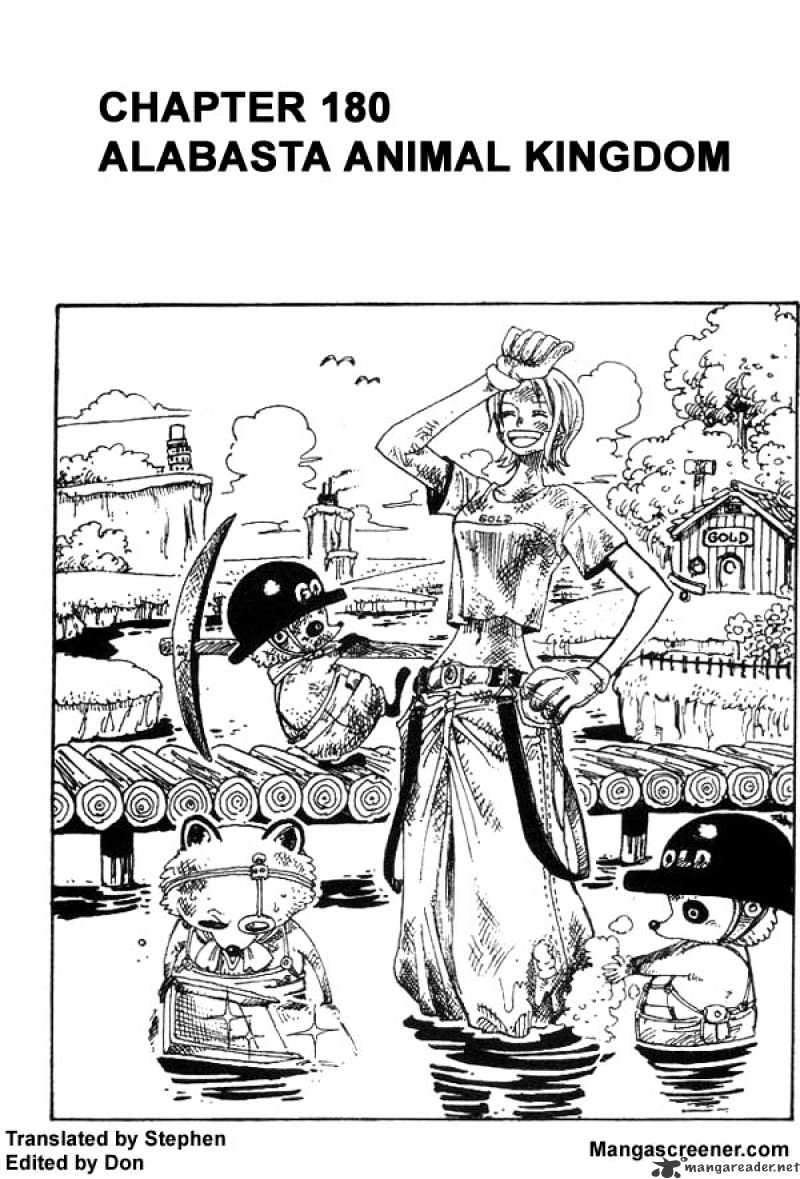 One Piece Chapter 180 : Alabasta Animal Kingdom - Picture 1