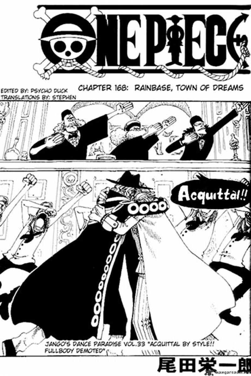 One Piece Chapter 168 : Rainbase, Town Of Dreams - Picture 1