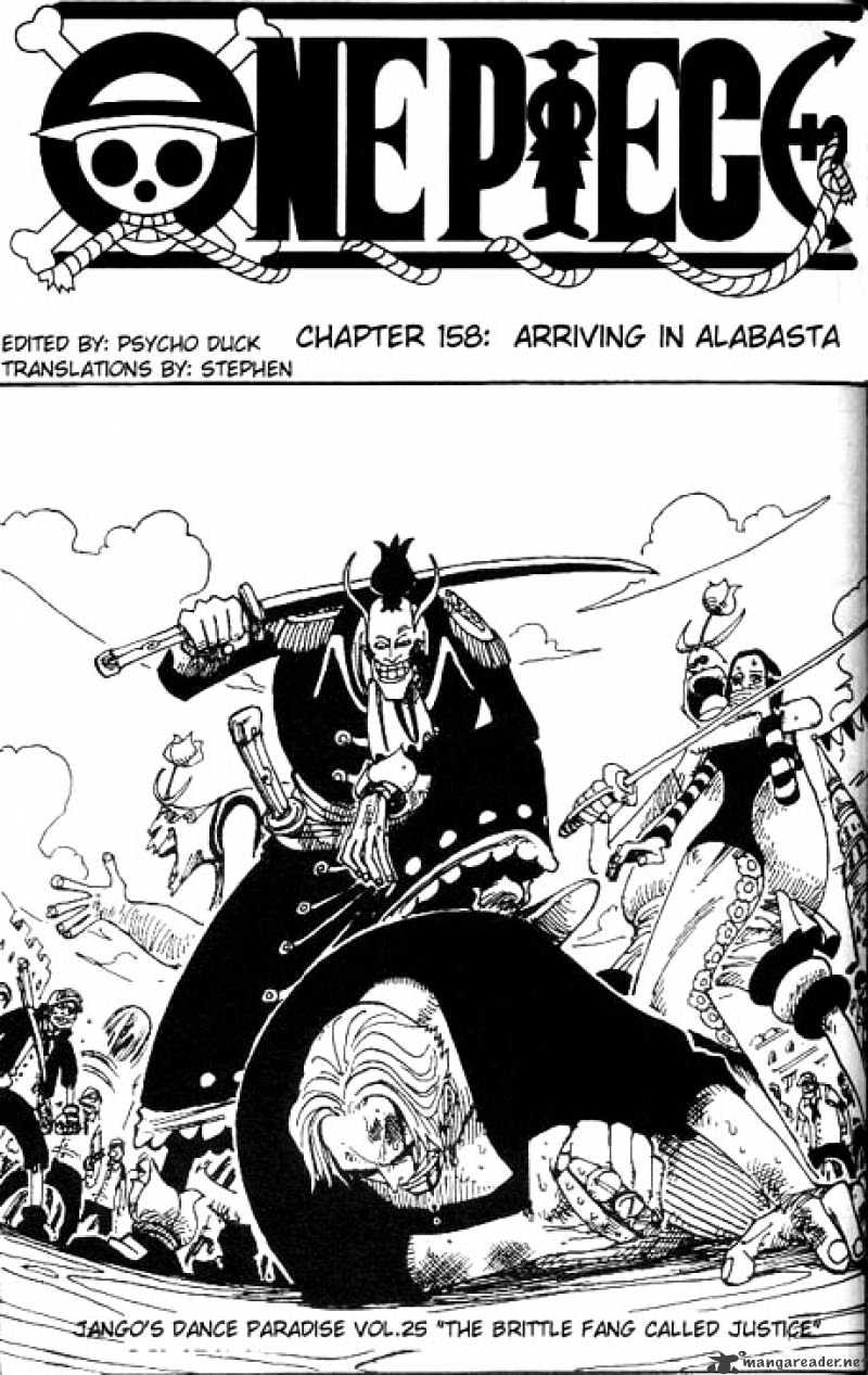 One Piece Chapter 158 : Arriving In Alabasta - Picture 1