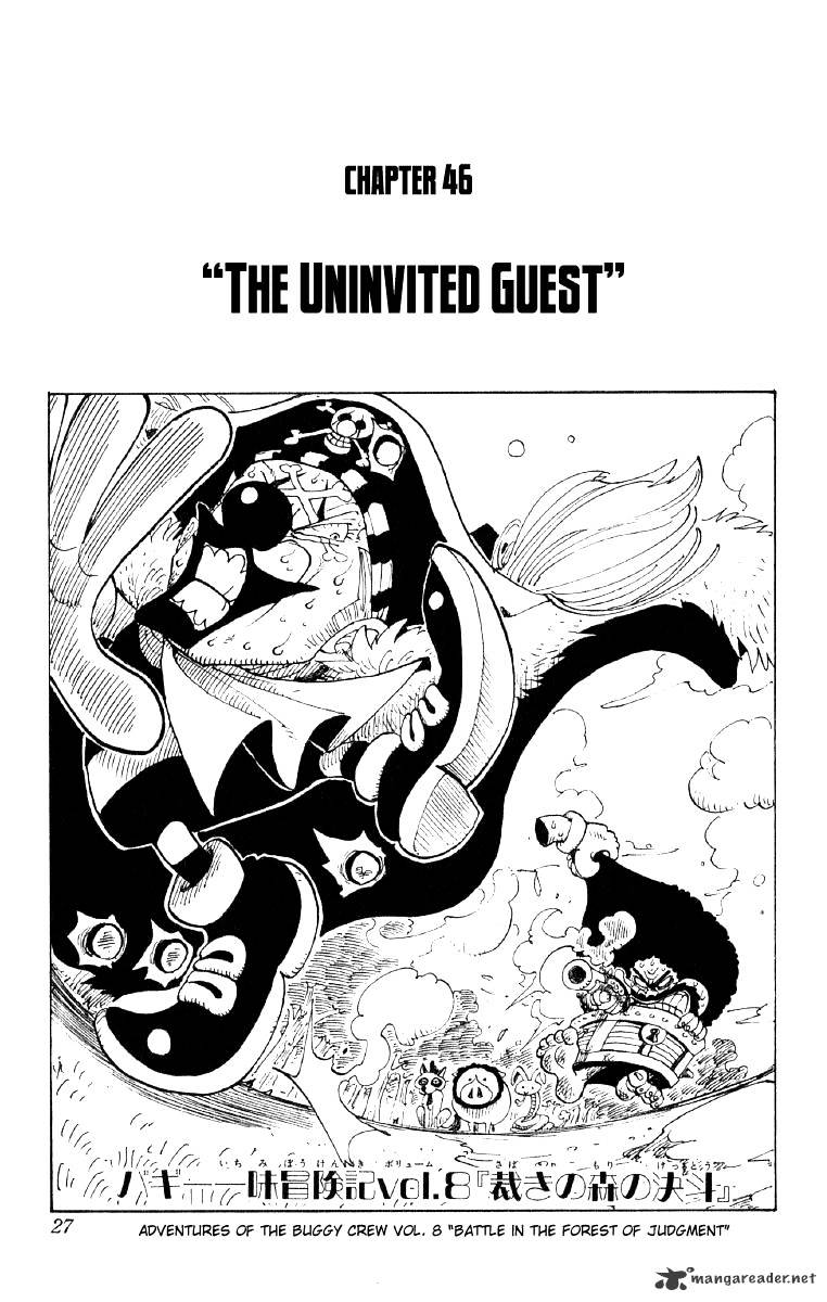 One Piece Chapter 46 : Uninvited Guest - Picture 1
