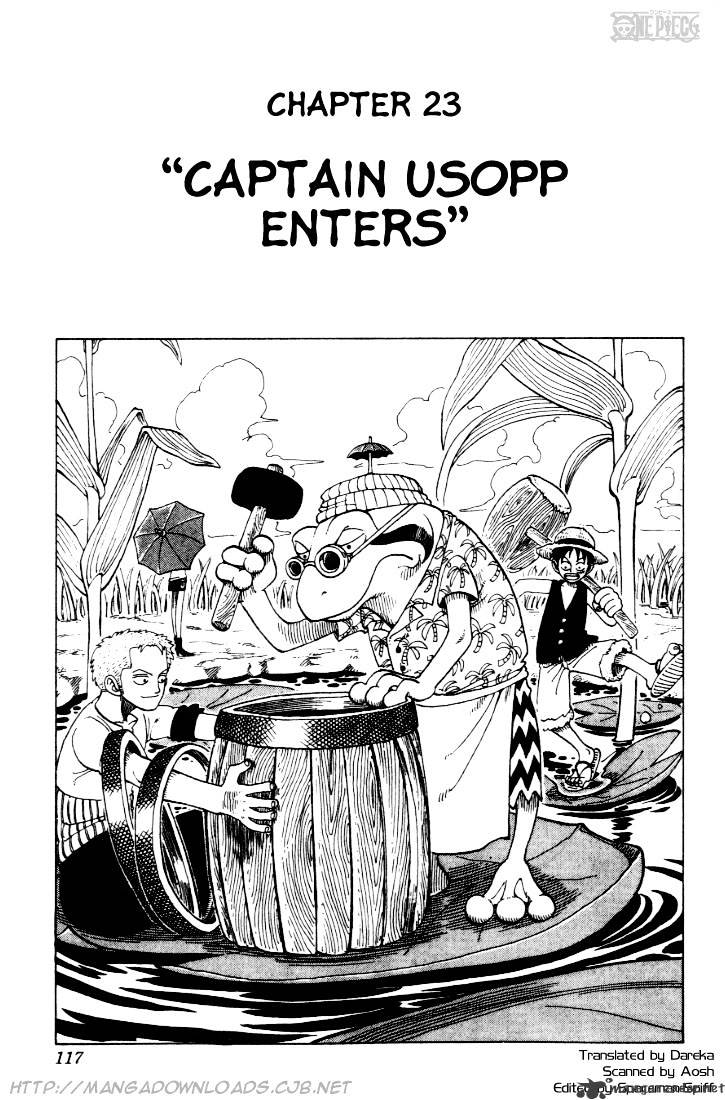 One Piece Chapter 23 : Captain Ussop Enters - Picture 1