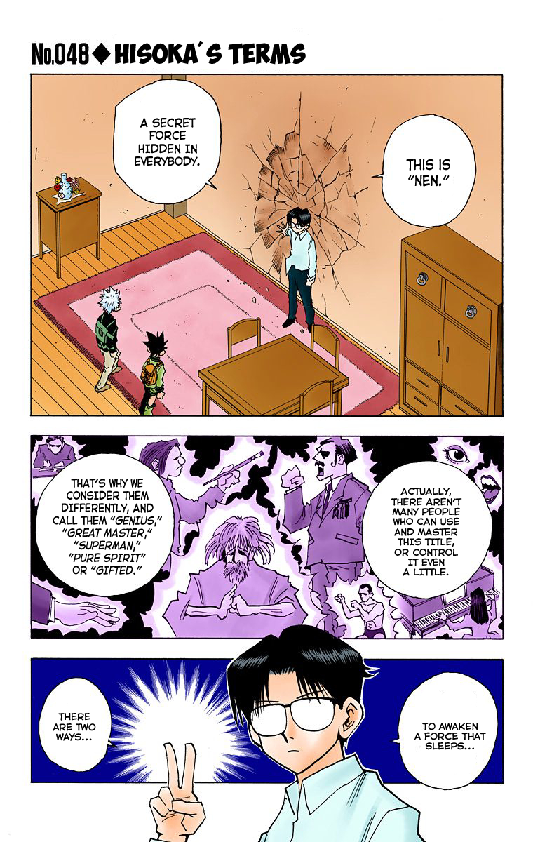 Hunter X Hunter Full Color Vol.6 Chapter 48: Hisoka's Terms - Picture 1