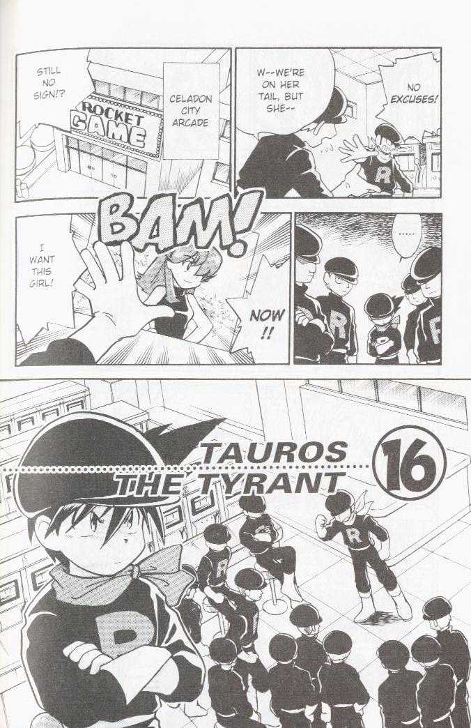 Pocket Monster Special Vol.2 Chapter 16 : Tauros The Tyrant - Picture 1