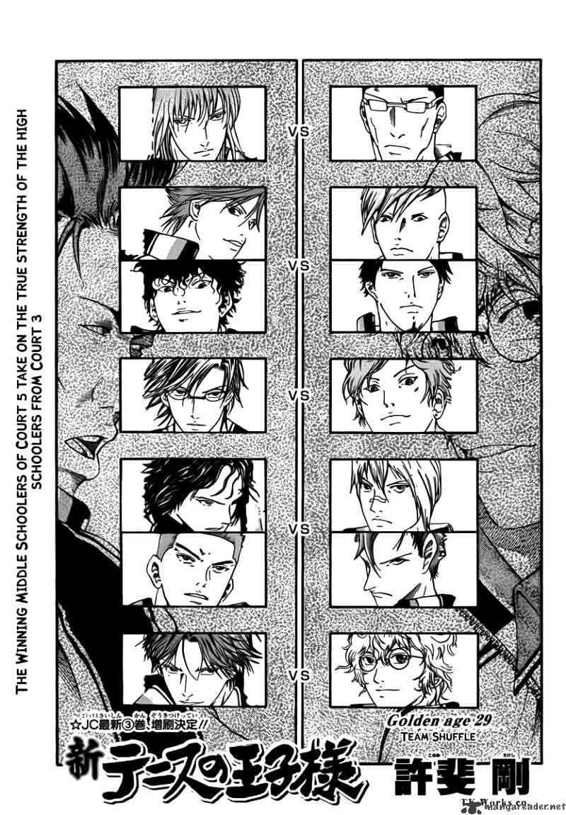 New Prince Of Tennis Chapter 29 : Team Shuffle - Picture 3