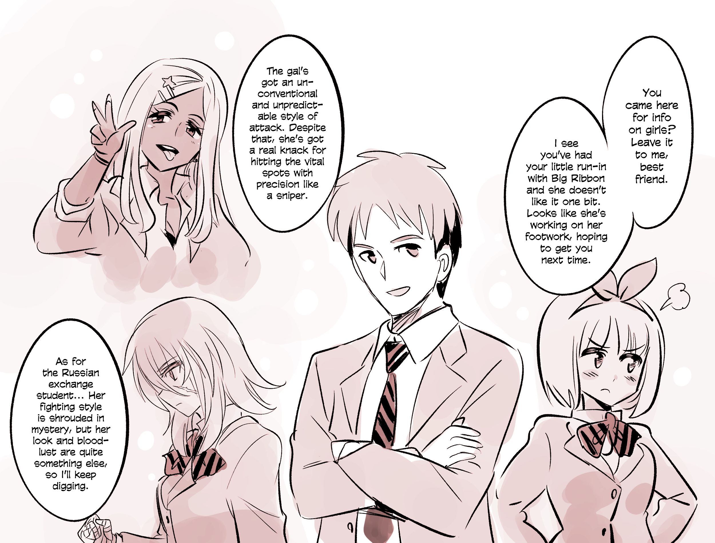 A Romcom Protagonist Who Knows How To Handle Himself Chapter 2.5: Information On Heroines - Picture 1
