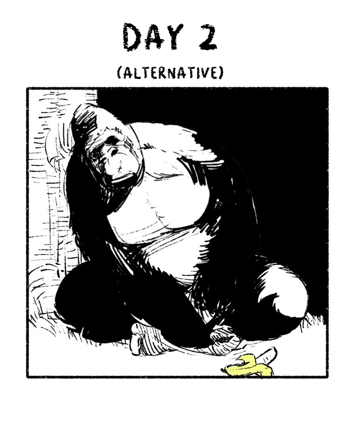 This Gorilla Will Die In 1 Day Chapter 3: Day 2 (Alternative) - Picture 1