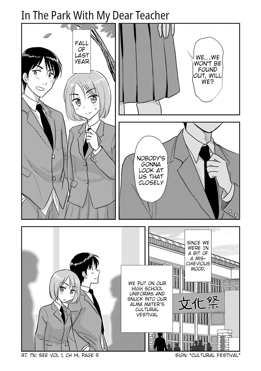 Three Years Apart Chapter 41: In The Park With My Dear Teacher - Picture 1