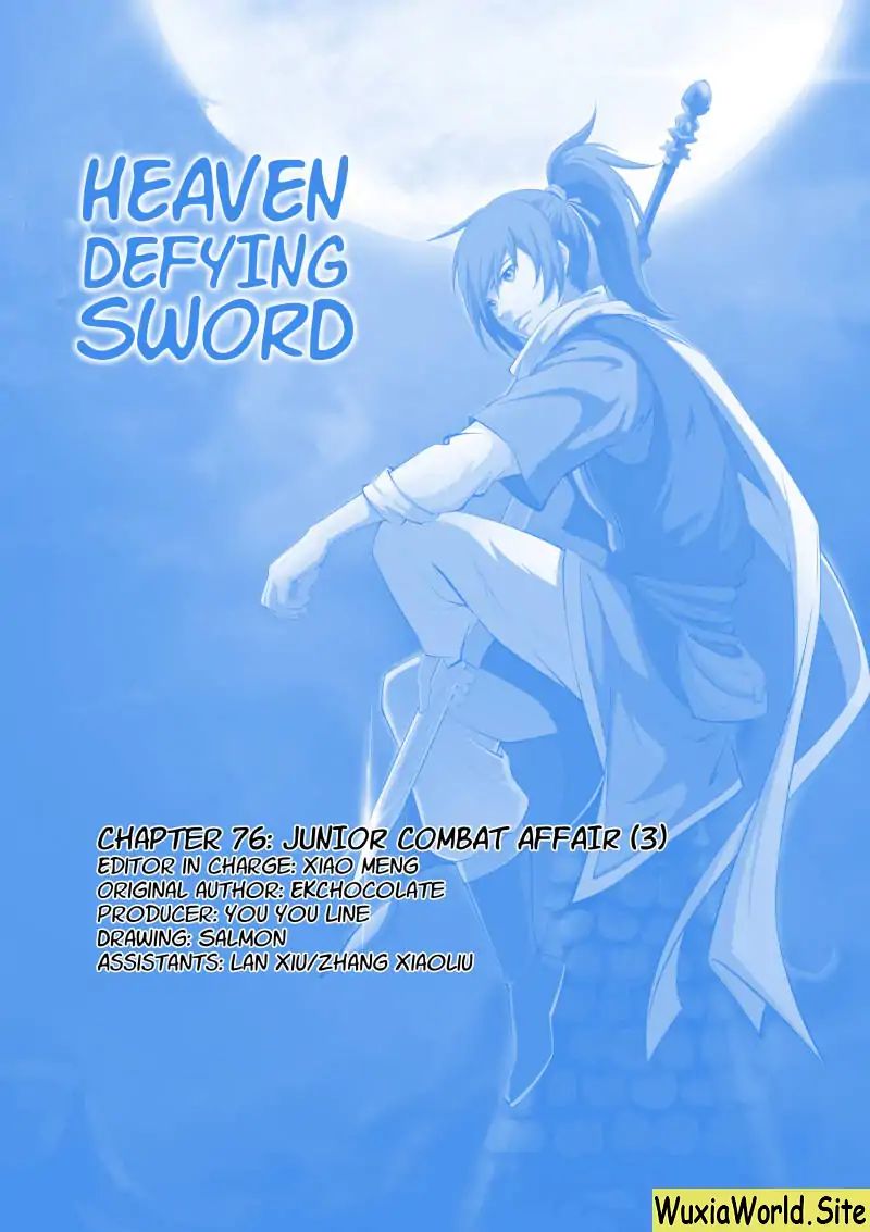 Heaven Defying Sword Chapter 76: Junior Combat Affair (3) - Picture 1