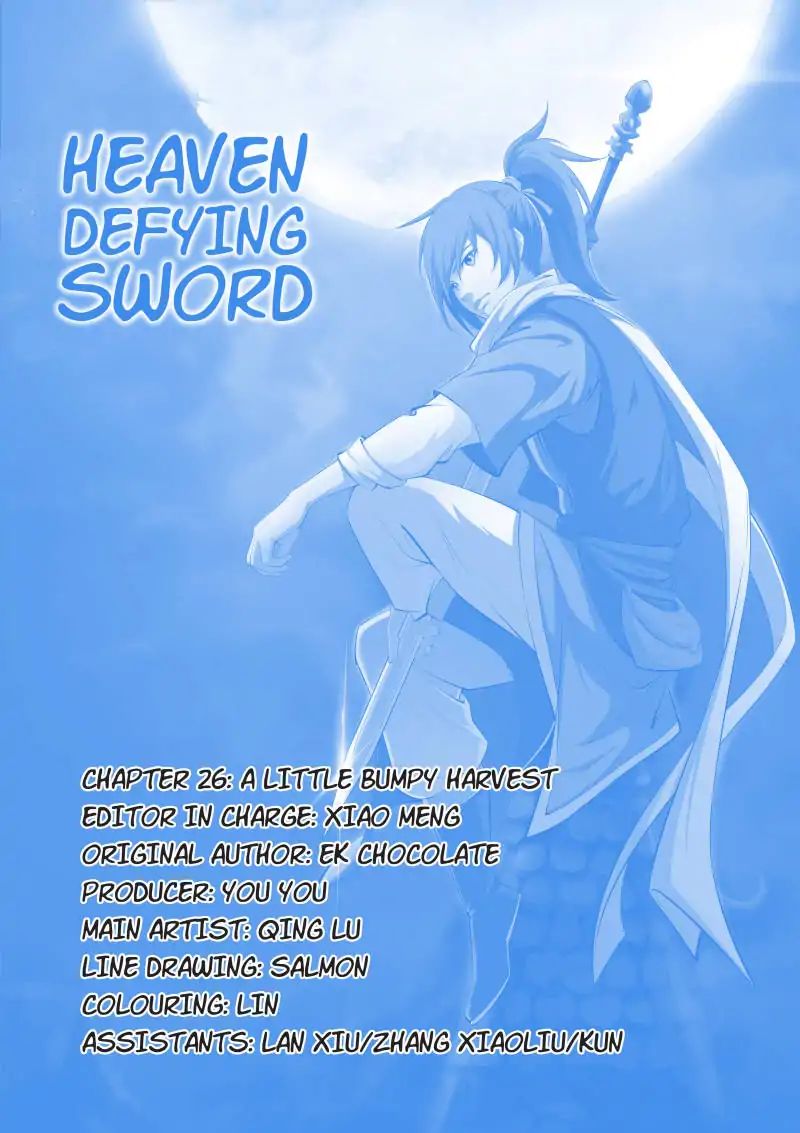Heaven Defying Sword Chapter 26: A Little Bumpy Harvest - Picture 1