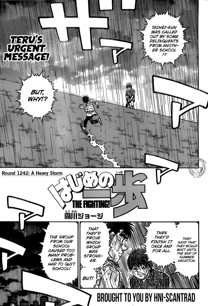 Hajime No Ippo Chapter 1242: A Heavy Storm - Picture 1