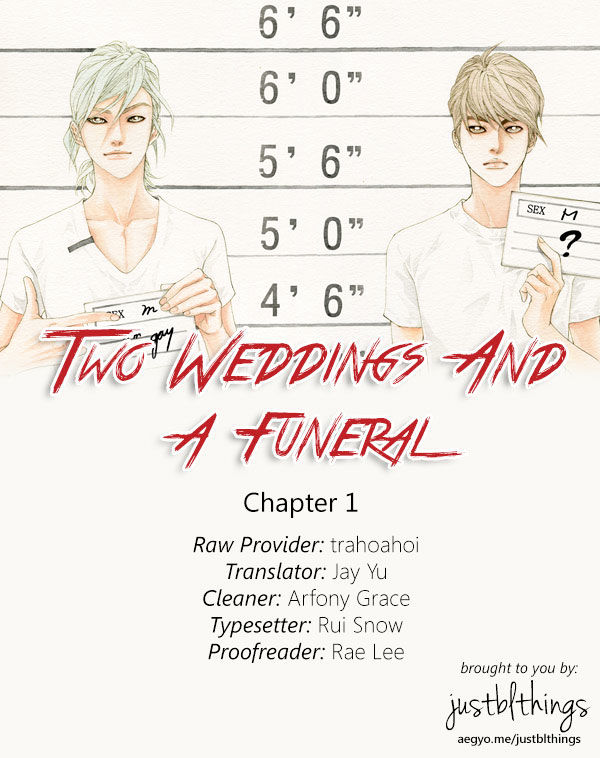 Two Weddings And A Funeral - Page 1