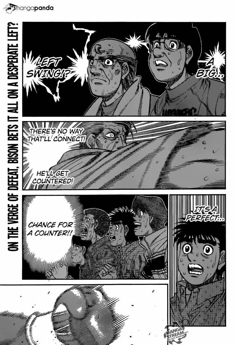 Hajime No Ippo Chapter 1112 : An Unespected Hit - Picture 1