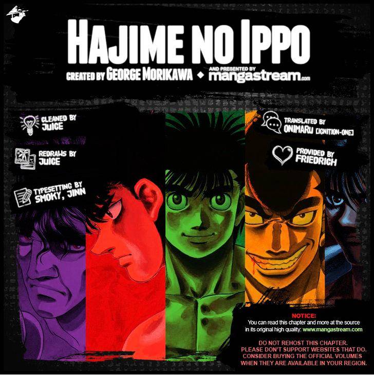 Hajime No Ippo Chapter 1015 : Incarnation Of Machismo - Picture 2