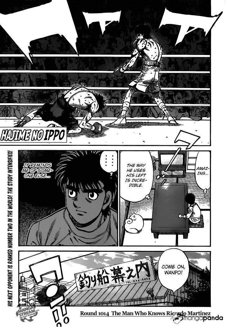 Hajime No Ippo Chapter 1014 : The Man Who Knows Ricardo Martinez - Picture 1