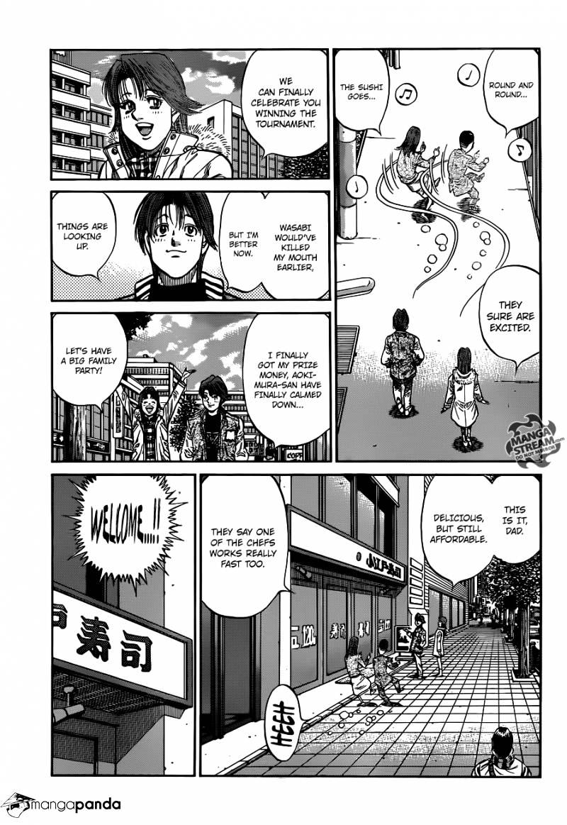 Hajime No Ippo Chapter 980 : At The Sushi Belt Restaurant - Picture 3