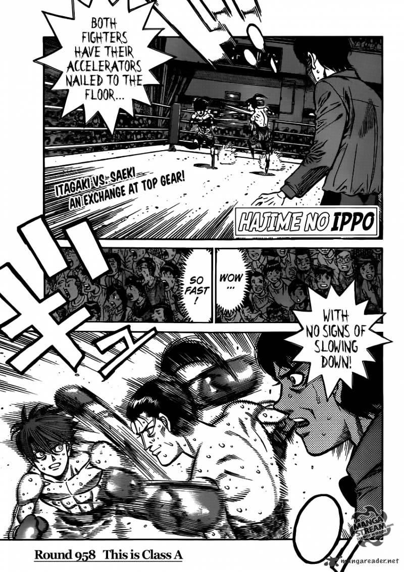 Hajime No Ippo Chapter 958 : This Is Class A - Picture 1