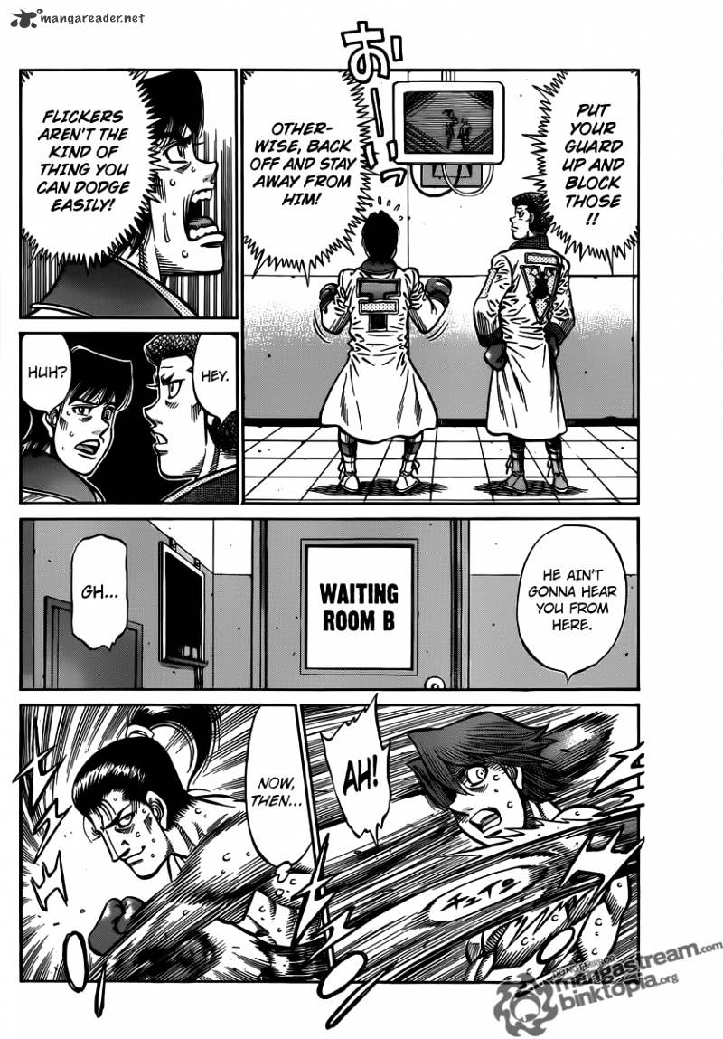 Hajime No Ippo Chapter 956 : A Barrage Of High Speed Flickers - Picture 2