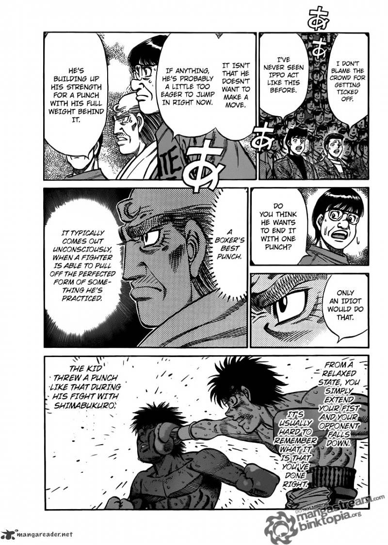 Hajime No Ippo Chapter 935 : An Unseen Full Swing - Picture 3