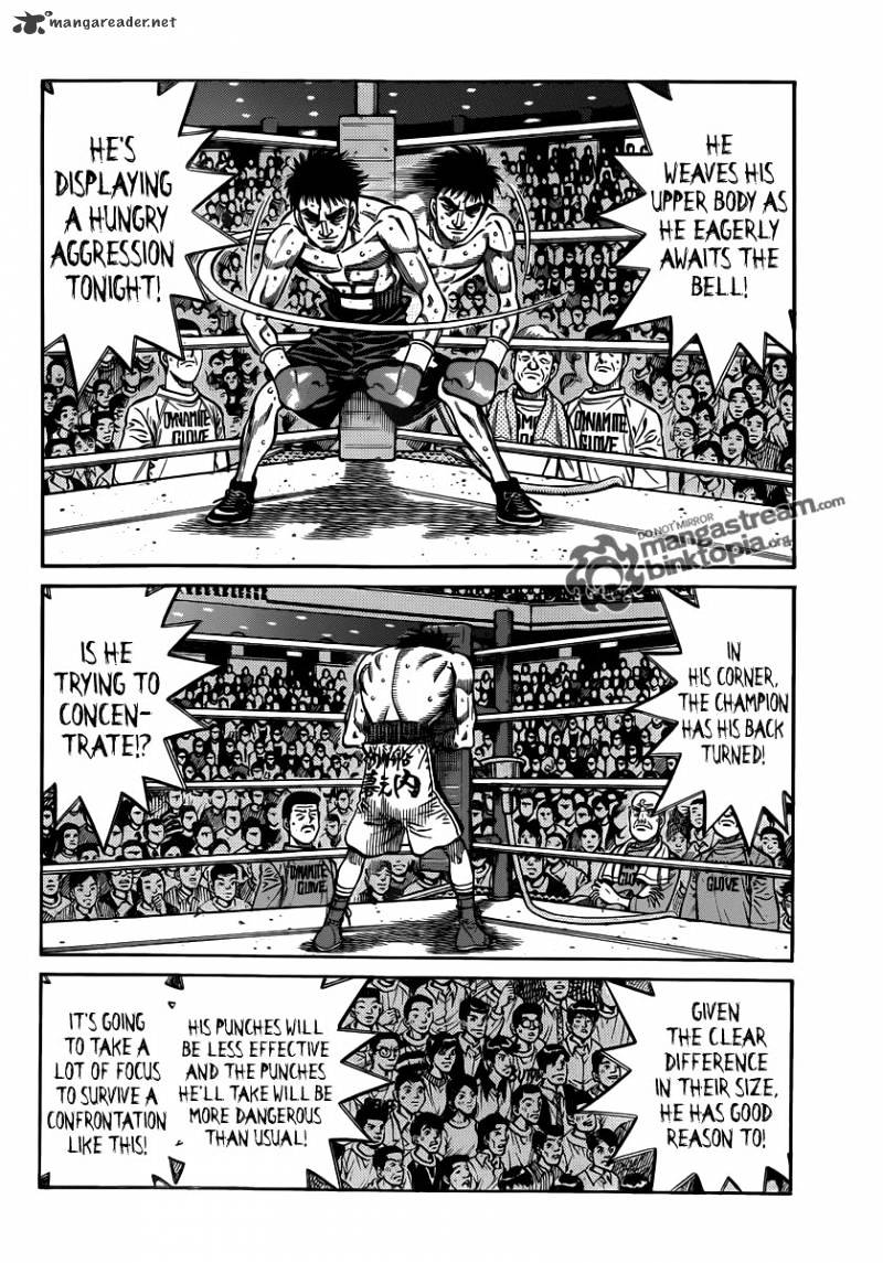 Hajime No Ippo Chapter 933 : An Abnormal Start - Picture 2