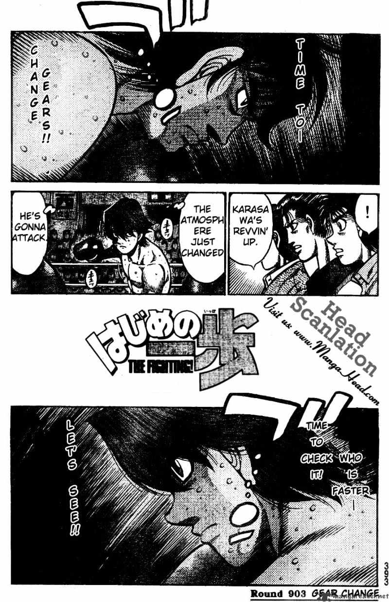 Hajime No Ippo Chapter 903 : Gear Change - Picture 1