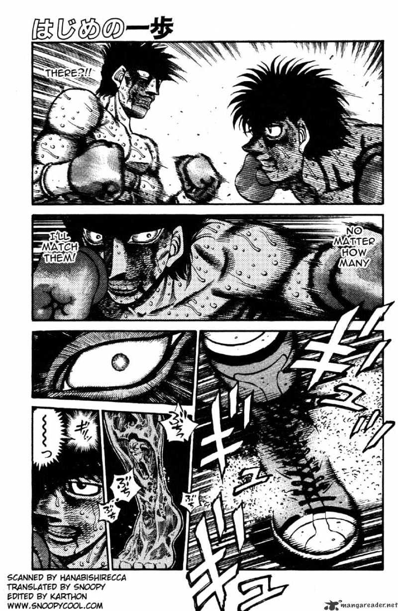 Hajime No Ippo Chapter 501 : Devastating Air-Counter - Picture 1