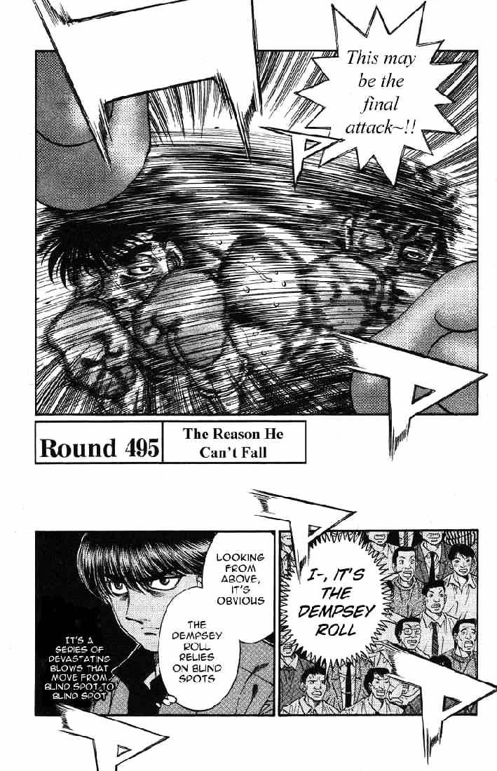 Hajime No Ippo Chapter 495 : The Reason He Can T Fall - Picture 2
