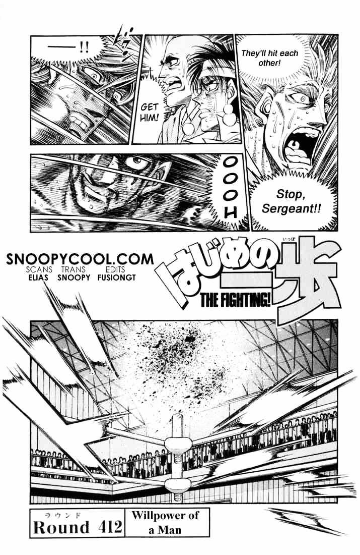 Hajime No Ippo Chapter 412 - Picture 1