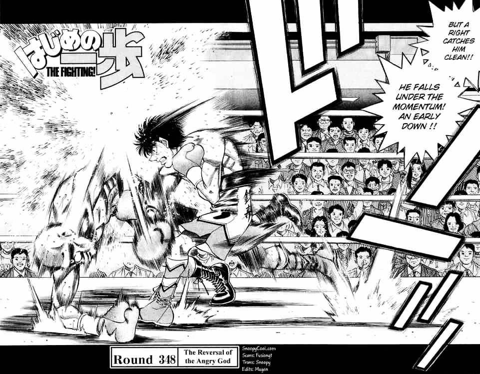 Hajime No Ippo Chapter 348 : The Reversal Of The Angry God - Picture 2