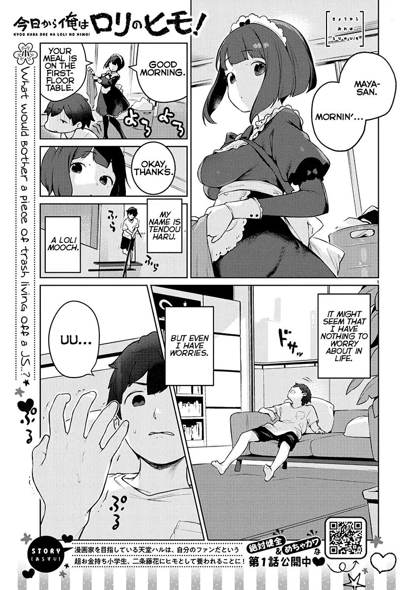 Kyou Kara Ore Wa Loli No Himo! Vol.1 Chapter 6: Boobies Vow - Picture 2