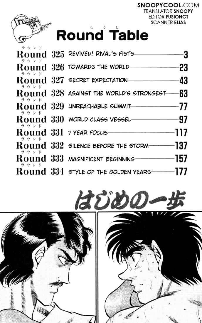 Hajime No Ippo Chapter 325 : Revived! Rival S Fists - Picture 2