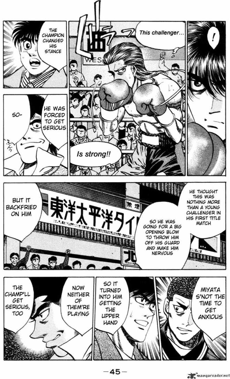 Hajime No Ippo Chapter 318 : Other Worldly Speed - Picture 3