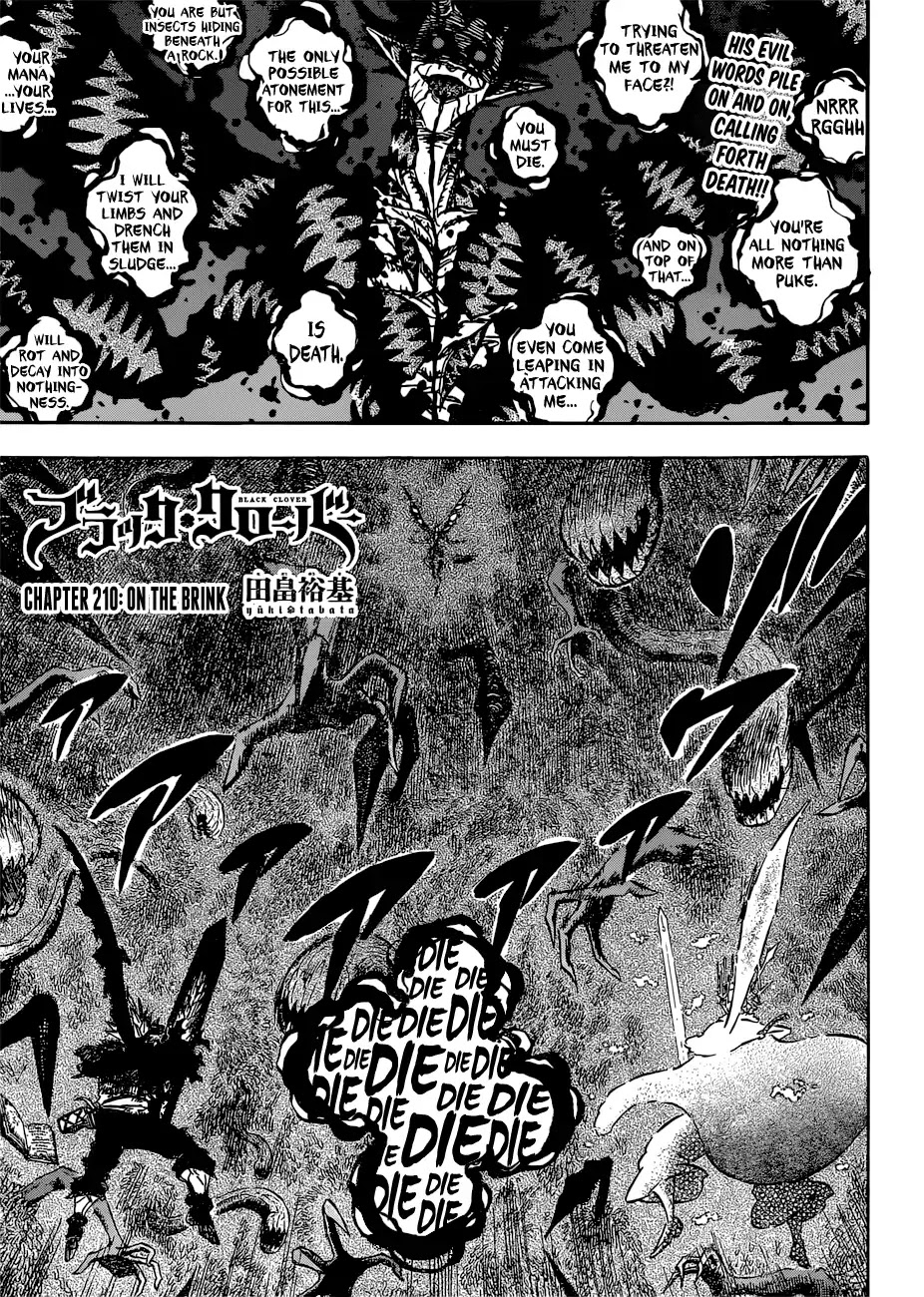Black Clover Chapter 210: On The Brink - Picture 1