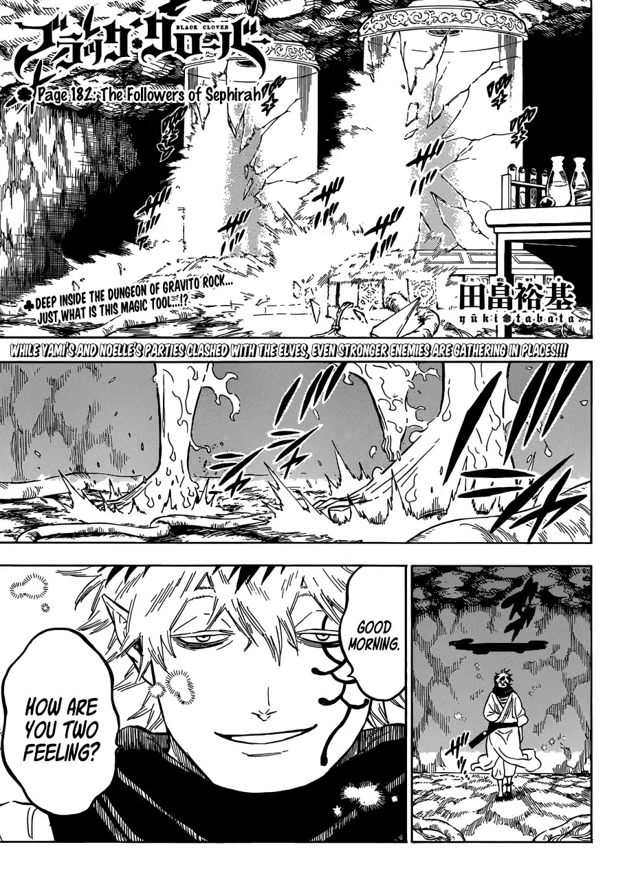 Black Clover Chapter 182: The Followers Of Sephirah - Picture 1