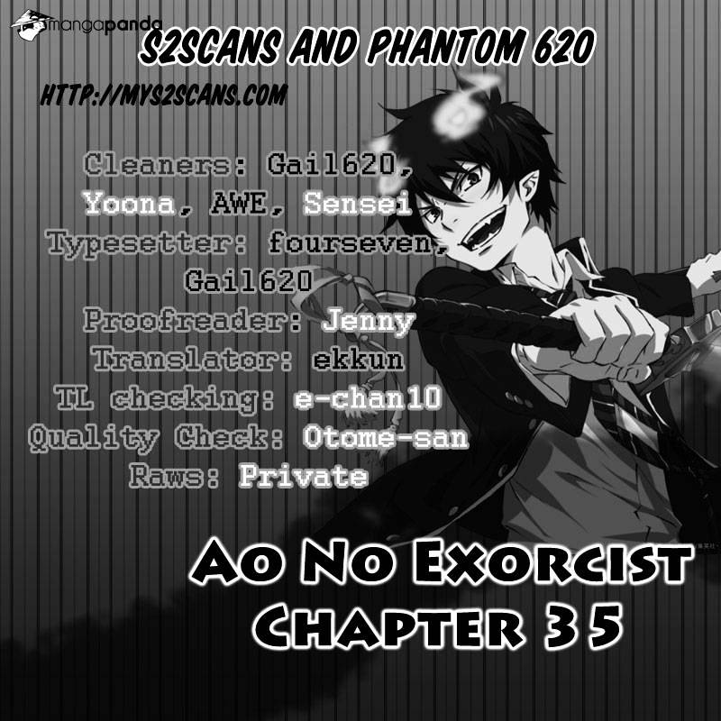 Ao No Exorcist Chapter 35 : The Sea Sure Is Vast.and Big, Too. - Picture 1