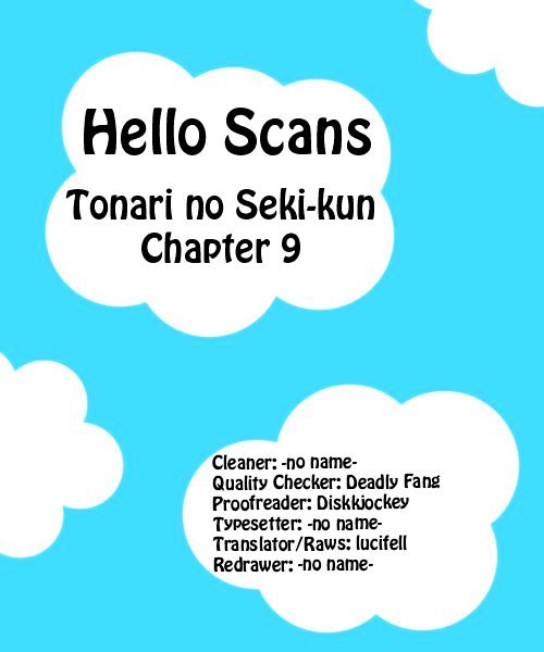 Tonari No Seki-Kun Vol.1 Chapter 9 - Picture 1