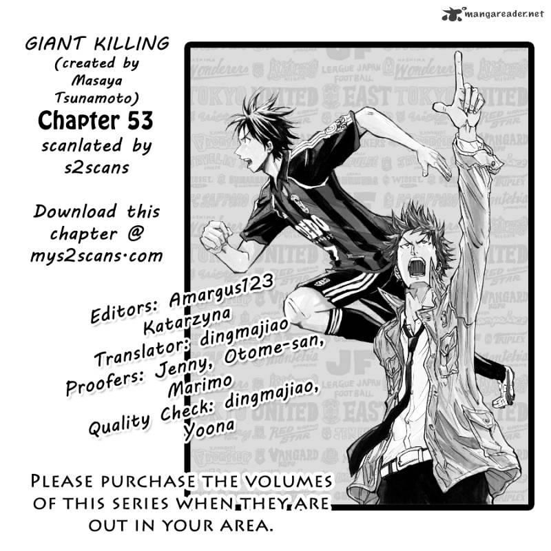 Giant Killing Chapter 53 - Picture 1
