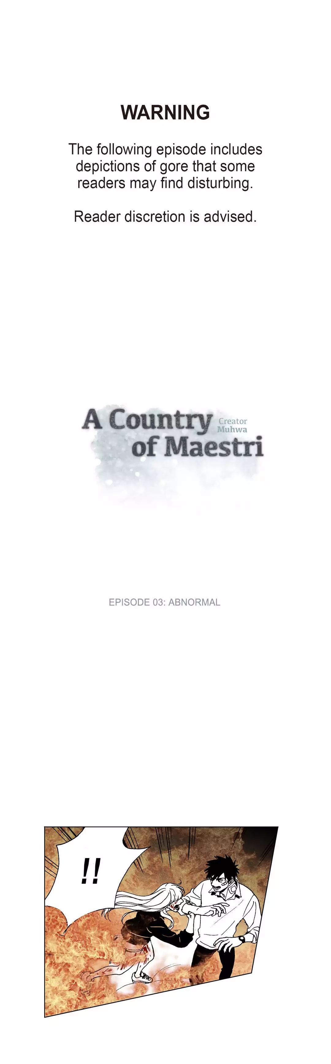 A Country Of Maestri Chapter 49: Episode 3: Abnormal (21) - Picture 1