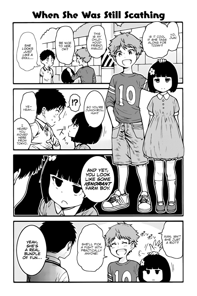 Tomo-Chan Wa Onnanoko! Chapter 408 : When She Was Still Scathing - Picture 1