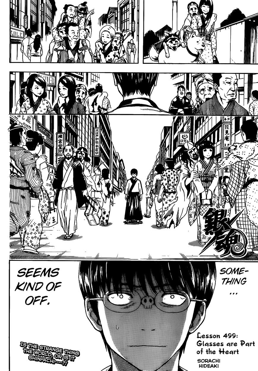 Gintama Chapter 499 : Glasses Are Part Of The Heart - Picture 2