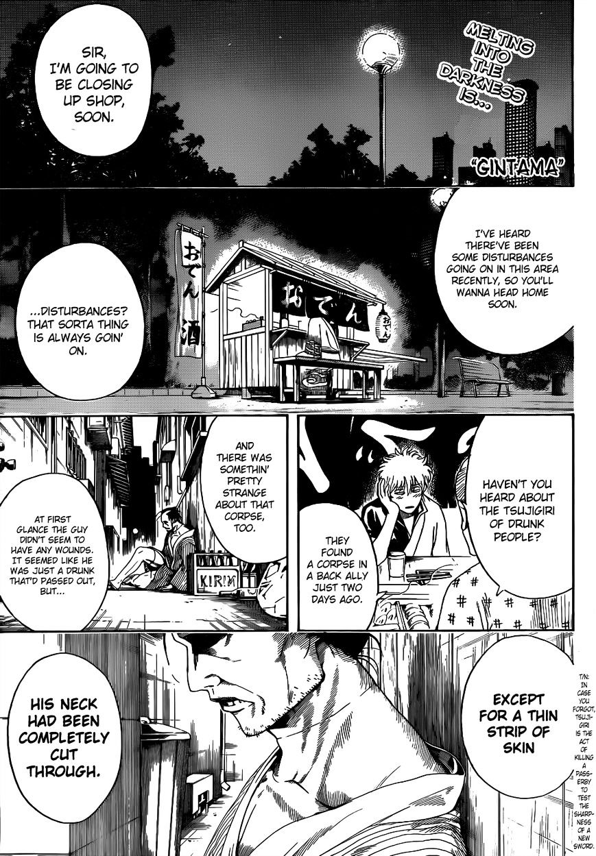 Gintama Chapter 463 : Characters That Show Up Wearing All White Will End Up Dead, Covered ... - Picture 1
