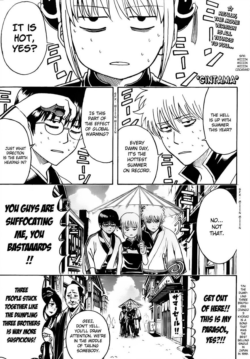 Gintama Chapter 457 : Making Light Of Early Plot Elements Is Fatal - Picture 1